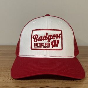 Lotties University Wisconsin Badgers Since 1934 Bucktown Chicago Snapback Hat
